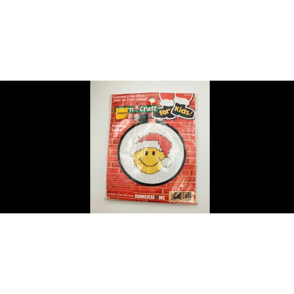 VINTAGE 1999 Kids Counted Cross Stitch Kit 